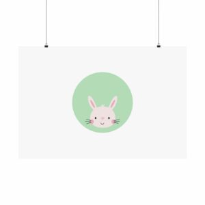 Bunny Green Premium Matte horizontal posters